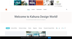 Desktop Screenshot of kahuna-design.com